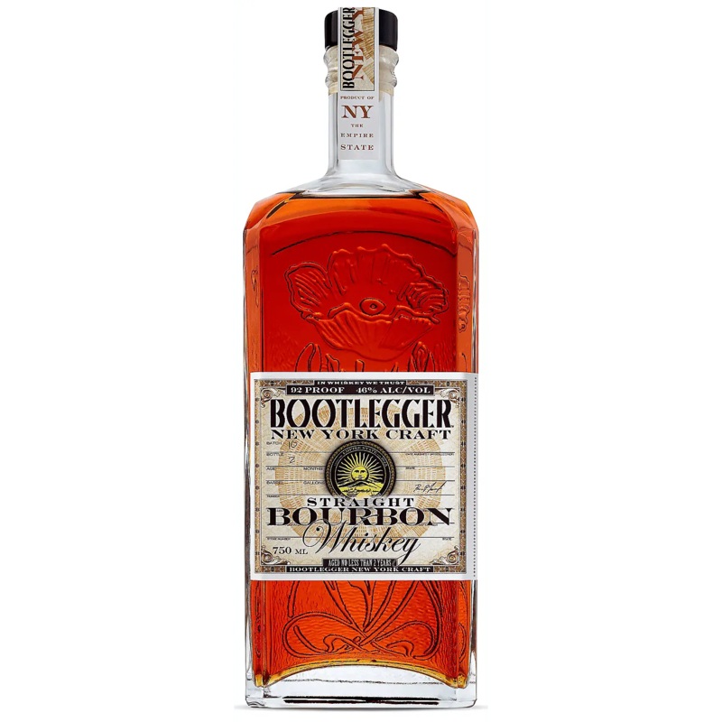 Bootlegger Bourbon New York Craft 92 Proof 750ml