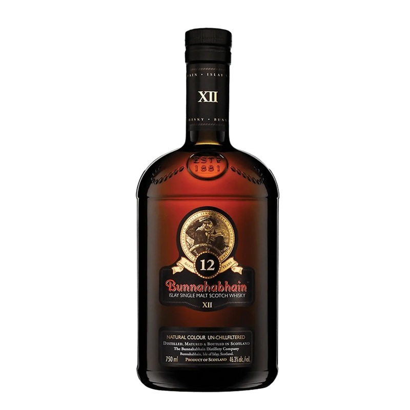 Bunnahabhain 12 Year Old Single Malt Scotch Whisky 750ml