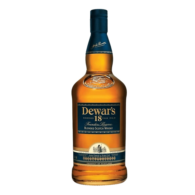 Dewar’S Blended Scotch Whisky The Vintage 18 Year Old 80 Proof With Gift Tin 750ml