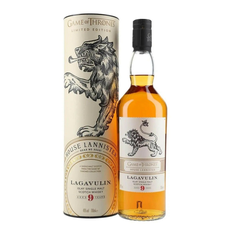 Lagavulin 9 Years Game Of Thrones House Lannister Single Malt Scotch Whisky 750ml