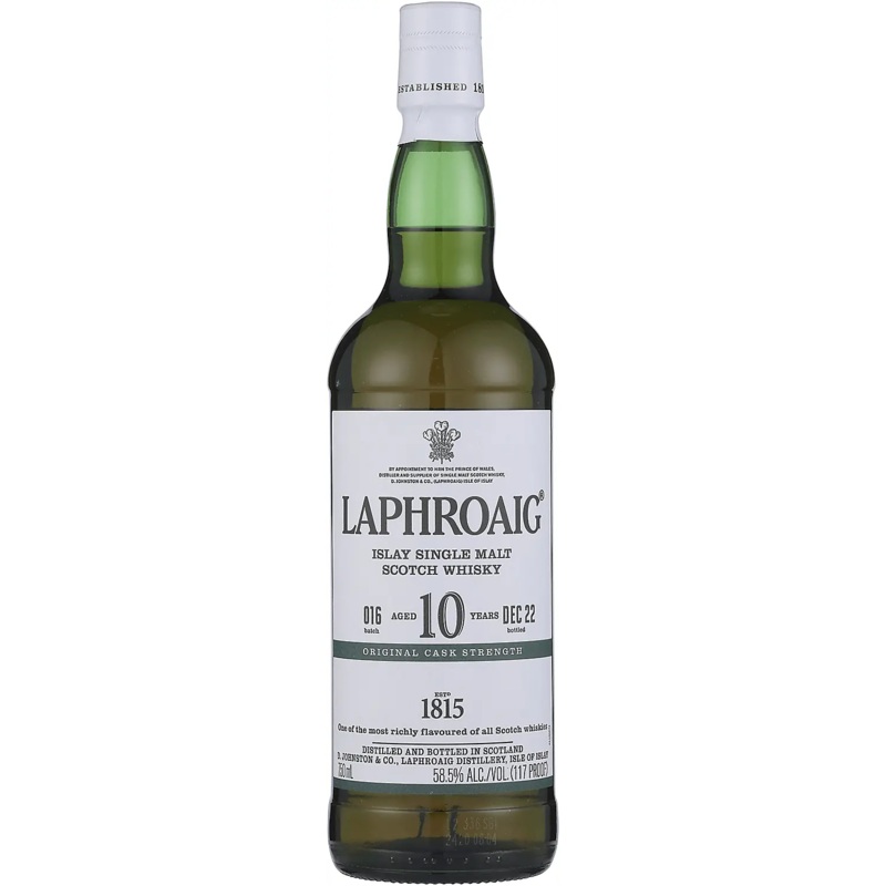 Laphroaig Single Malt Scotch Whisky Original Cask Strength Batch 016 10 Year Old 117 750ml