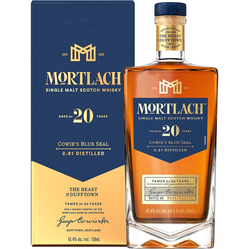 Mortlach Single Malt Scotch Whisky Cowie’S Blue Seal 20 Year Old 86.8 Proof 750ml