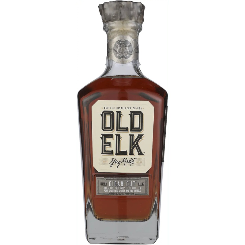 Old Elk Blended American Whiskey Cigar Cut Island Blend 111.7 Proof 750ml