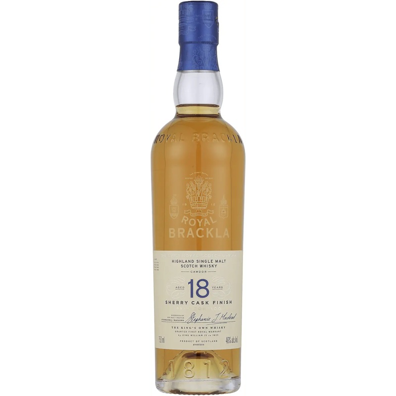 Royal Brackla Single Malt Scotch Whisky Cawdor Estate 18 Year Old 750ml