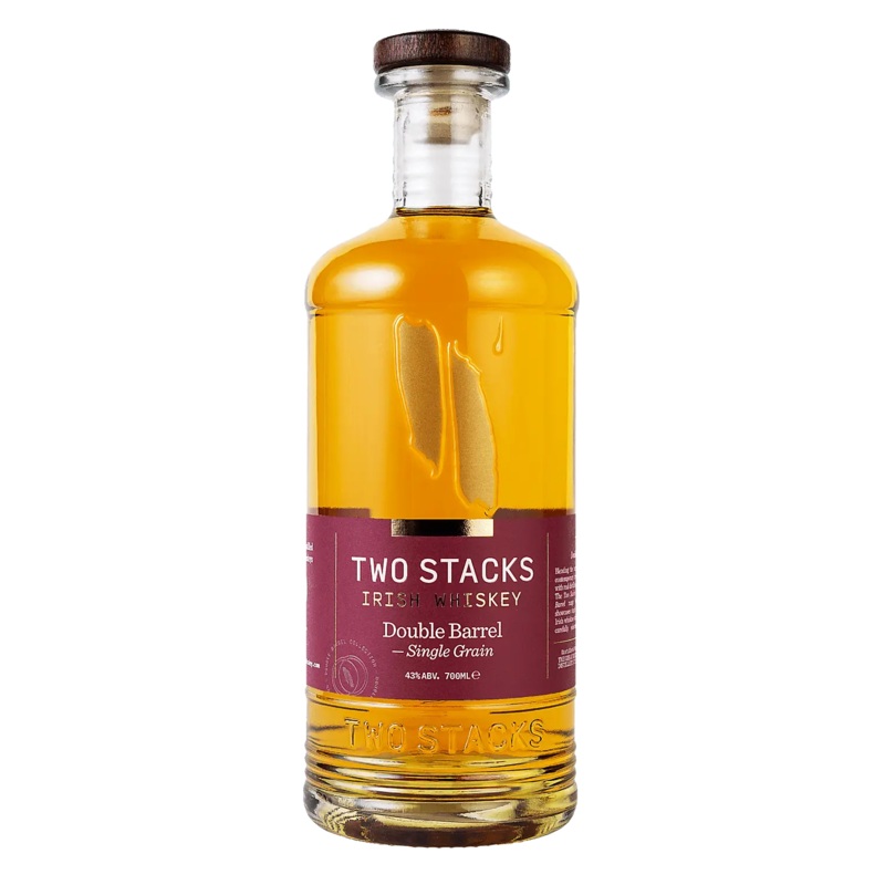 Two Stacks Single Grain Irish Whiskey Double Barrel 86 Proof 700ml
