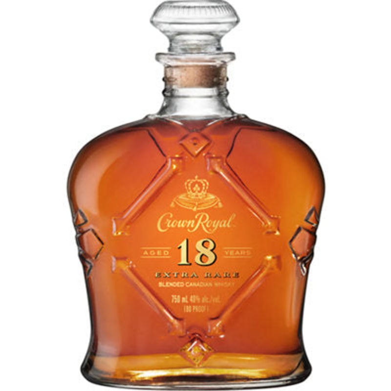 Crown Royal Canadian Whisky Extra Rare 18 Year Old 80 Proof 750ml