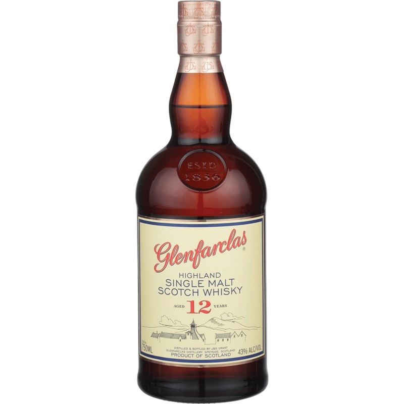 Glenfarclas 12 Year Old Single Malt Scotch Whisky 750ml