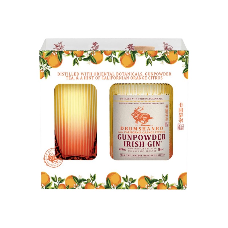 Drumshanbo Gunpowder Irish Gin With California Citrus Gift Pack 750ml