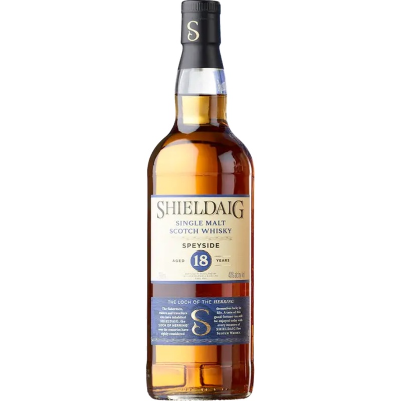 Shieldaig Speyside Sin Malt 18Year Scotch Whisky 750ml