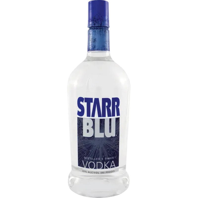 Starr Blu 80 Proof Plastic 1.75L