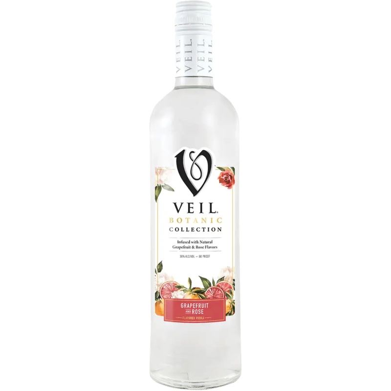 Veil Botanic Grapefruit and Rose Vodka 750ml