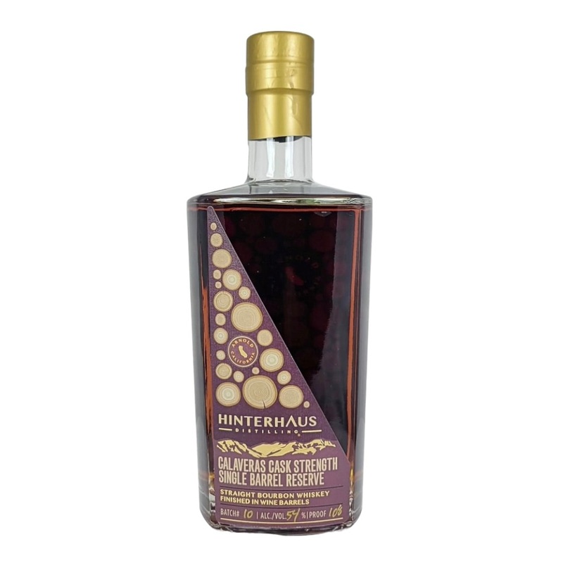 Hinterhaus Distilling Calaveras Cask Strength Single Barrel Reserve Bourbon Batch 17 750ml