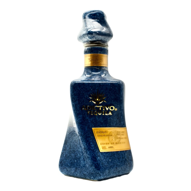 Adictivo Tequila Anejo Ceramic Blue 750ml