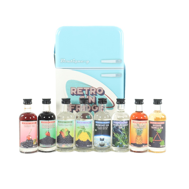 That Boutique y Gin Company – Retro Gin Fridge Tin (8x5cl)