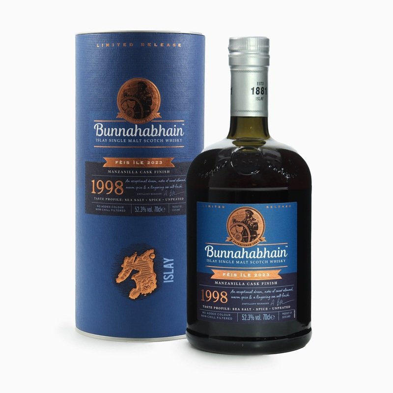 Bunnahabhain – 1998 Manzanilla Cask Finish (Fis le 2023)