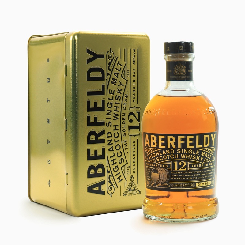 Aberfeldy – 12 Year Old (Gold Bar Tin)