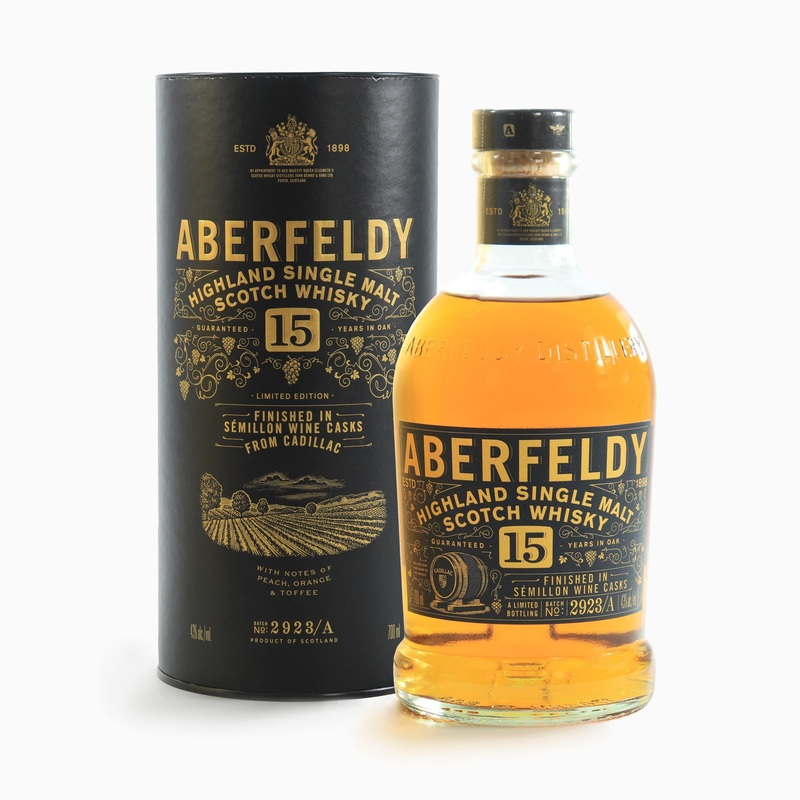 Aberfeldy – 15 Year Old (Cadillac White Wine Cask)