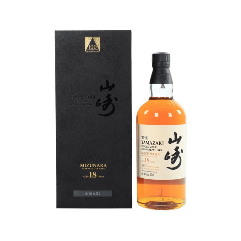 Yamazaki – 18 Year Old (Mizunara Cask) 100th Anniversary Edition