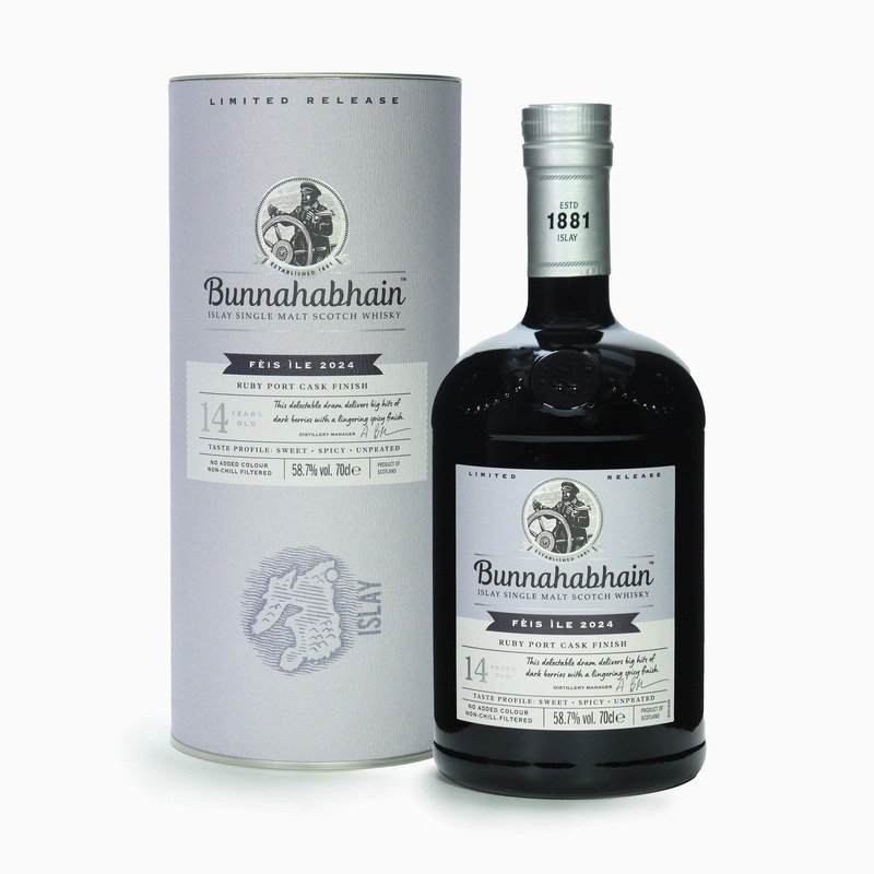 Bunnahabhain – 14 Year Old  Ruby Port Cask Finish (Fis le 2024)