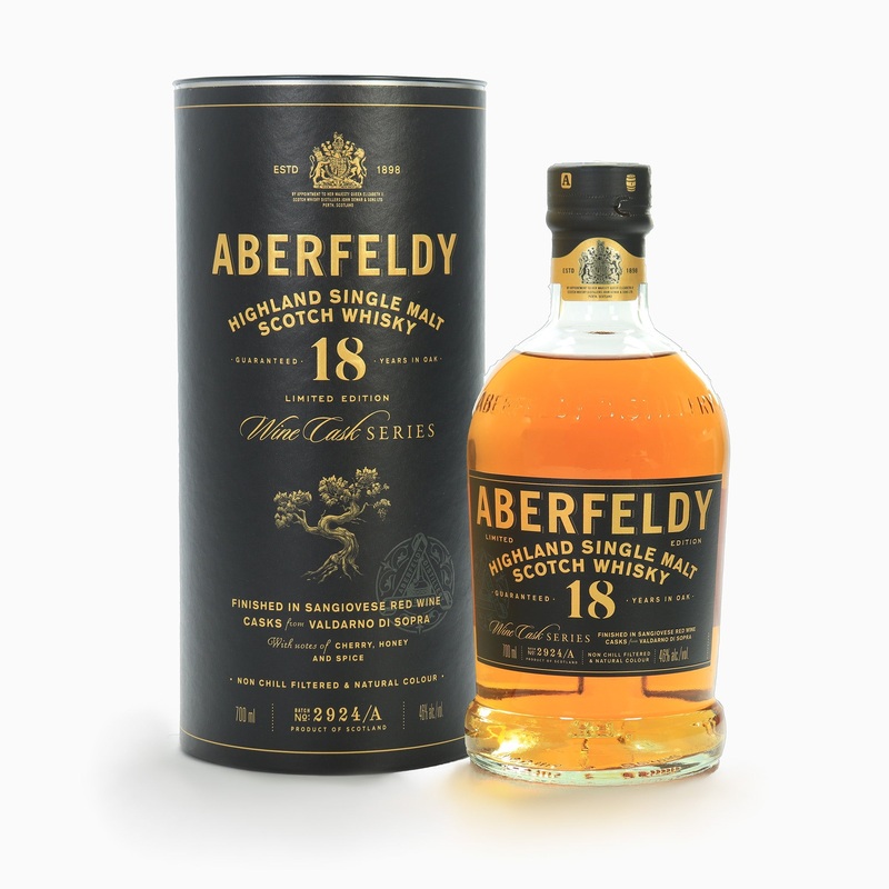 Aberfeldy – 18 Year Old (Sangiovese Italian Red Wine) Wine Cask Series