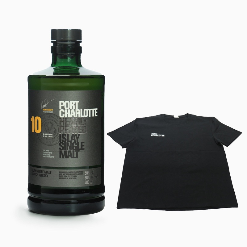 Port Charlotte – 10 Year Old + T-Shirt