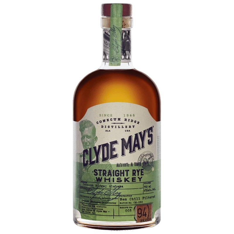 Clyde May’s Straight Rye Whiskey