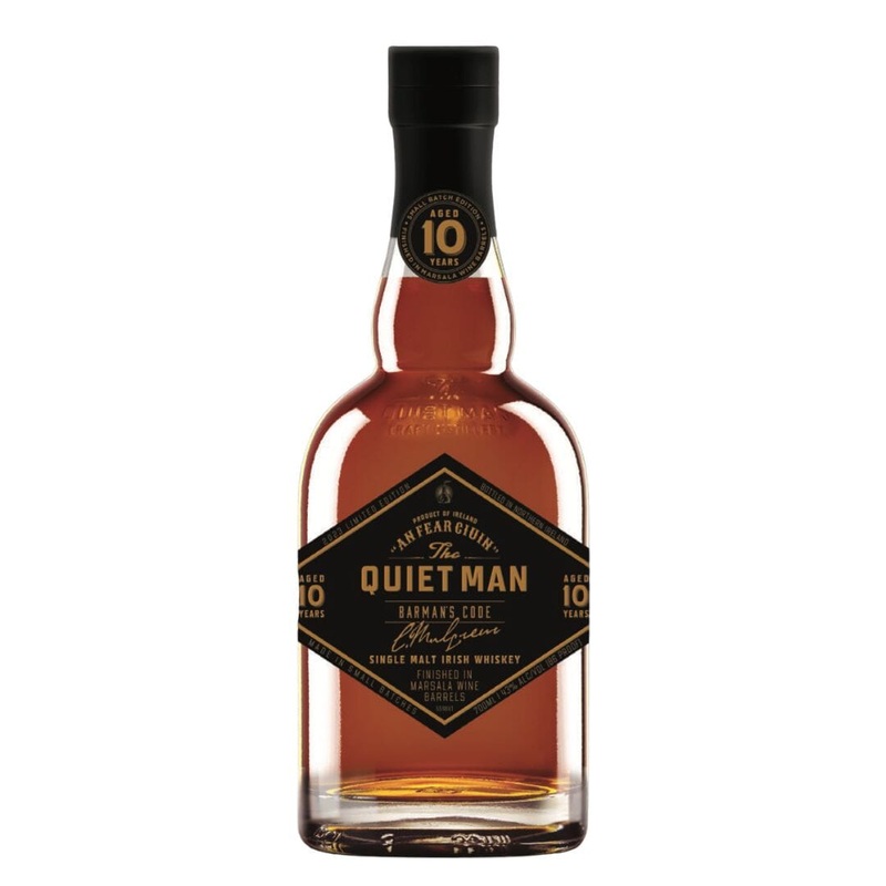 The Quiet Man 10 Year “Barman’s Code” Marsala Finish Single Malt Irish Whiskey
