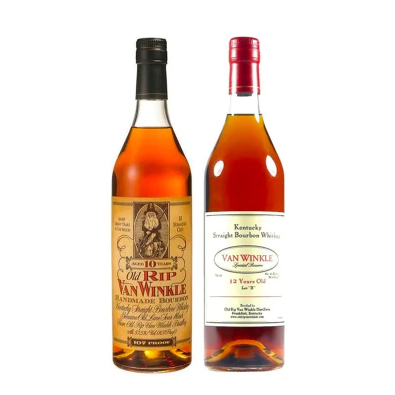 Old Rip Van Winkle 10 Year & Pappy Van Winkle 12 Year Bourbon Bundle