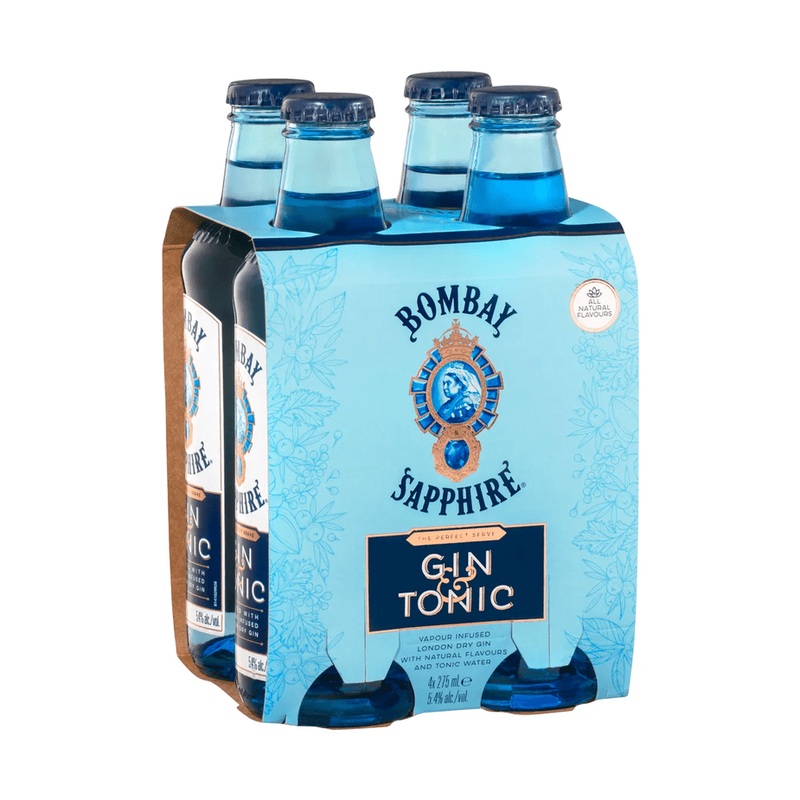 Bombay Sapphire Gin and Tonic 4-Pack