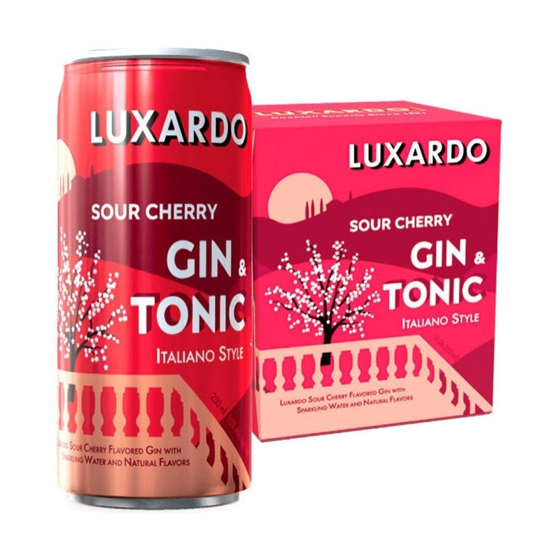 Luxardo Sour Cherry Gin & Tonic 4-Pack