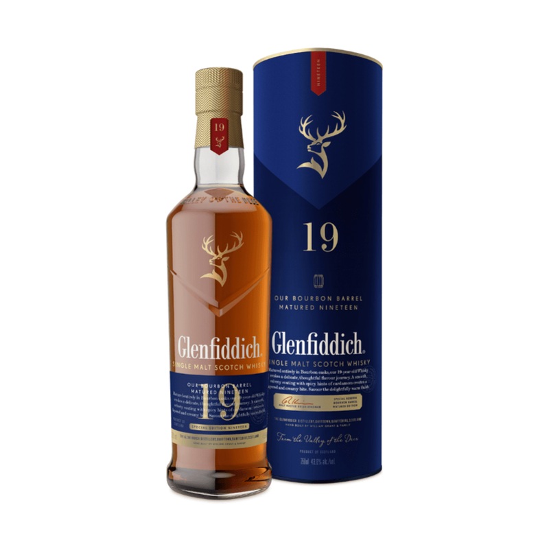Glenfiddich 19 Year Old ‘Ex-Bourbon’ Single Malt Scotch Whisky