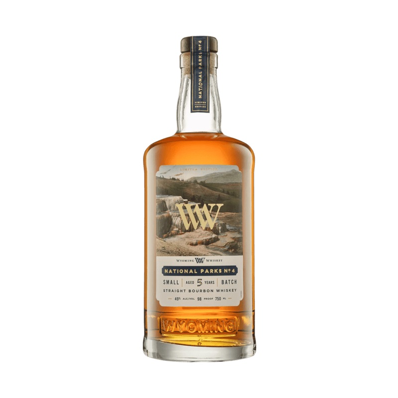Wyoming National Parks No. 4 Small Batch 5 Year Old Straight Bourbon Whiskey