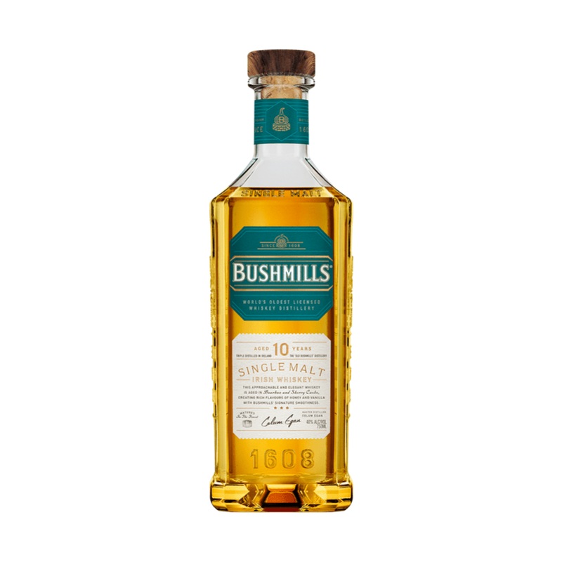 Bushmills 10 Year Old Single Malt Irish Whiskey