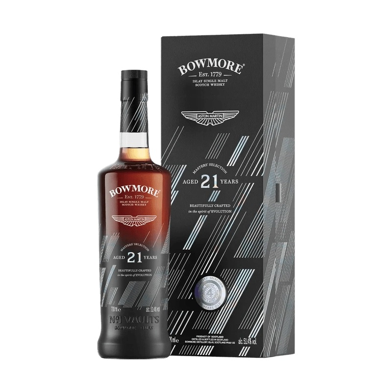 Bowmore x The Aston Martin Master’s Selection No. 1 Vaults 21 Year Single Malt Scotch Whiskyy