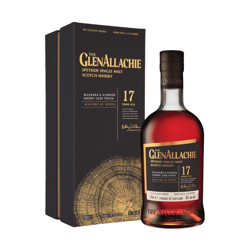 GlenAllachie Masters of Wood 17 Year Old Mizunara & Oloroso Cask Finish Single Malt Scotch Whisky