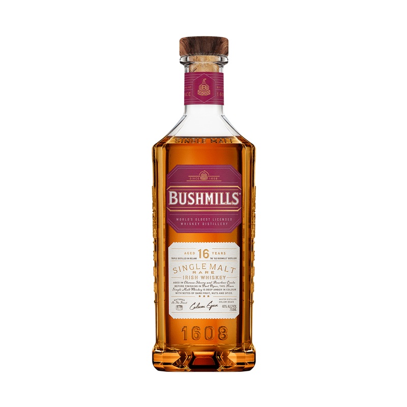 Bushmills 16 Year Old Single Malt Rare Irish Whiskey