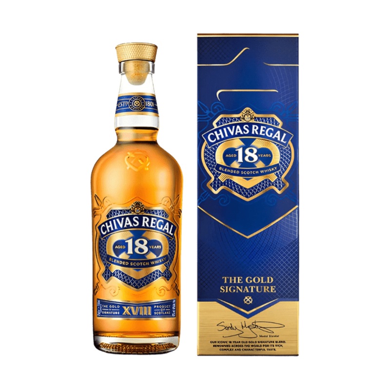 Chivas Regal Gold Signature 18 Year Old Blended Scotch Whisky