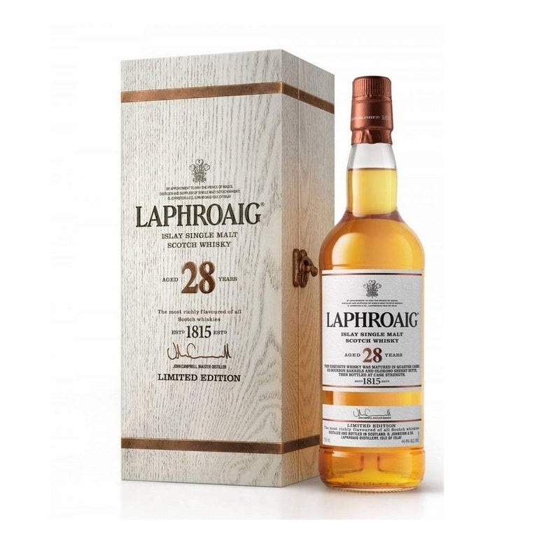 Laphroaig 28 Year Old Islay Single Malt Scotch Whisky Limited Edition