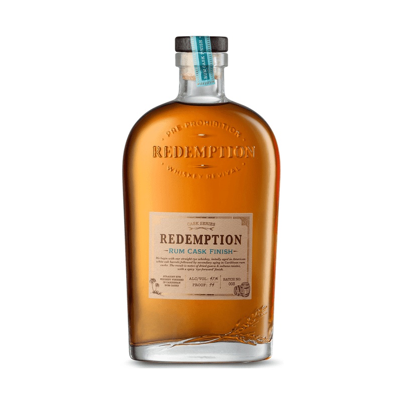 Redemption Rum Cask Finish Straight Rye Whiskey