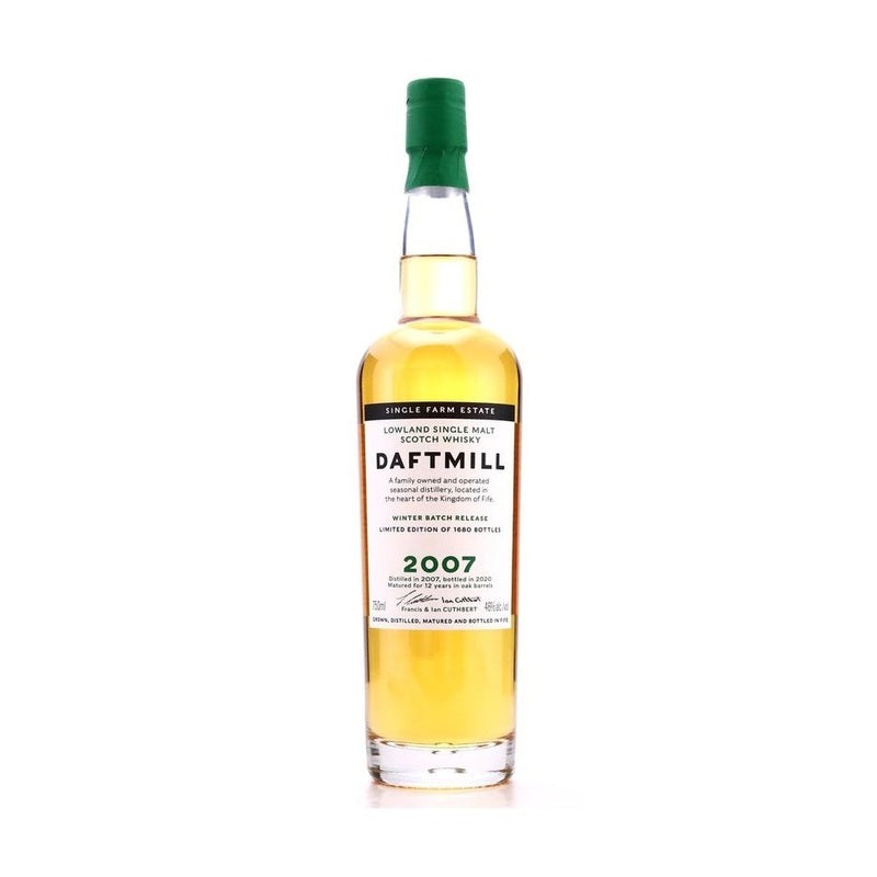 Daftmill Winter Batch Release 2007 Lowland Single Malt Scotch Whisky