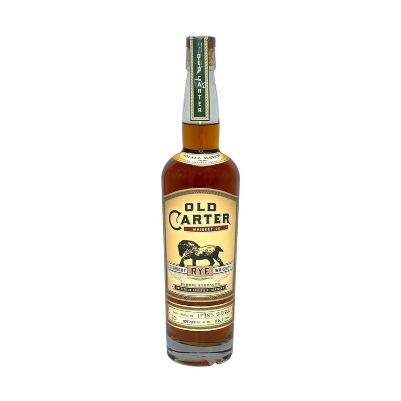 Old Carter Straight Rye Whiskey Batch No. 10