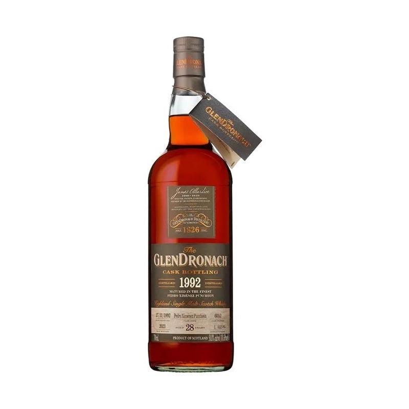 Glendronach 28 Year Old 1992 Cask 6052 Highland Single Malt Scotch Whisky