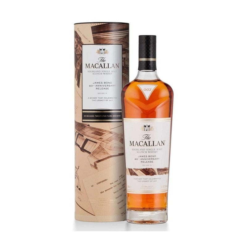 The Macallan James Bond 60th Anniversary Decade IV Highland Single Malt Scotch Whisky