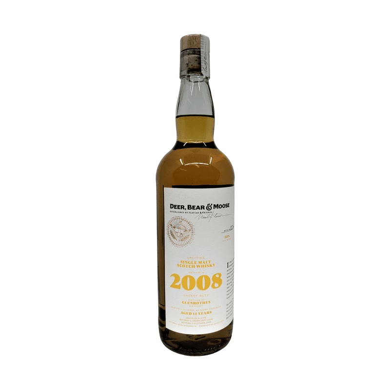 Deer, Bear & Moose 14 Year Old Glenrothes 2008 Speyside Single Malt Scotch Whisky