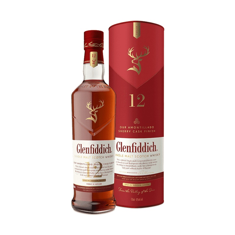 Glenfiddich 12 Year Old Sherry Cask Single Malt Scotch Whisky
