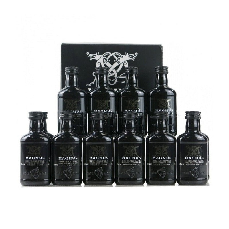 Highland Park Magnus Single Malt Scotch Whisky 12-Pack (50ml) Gift Pack