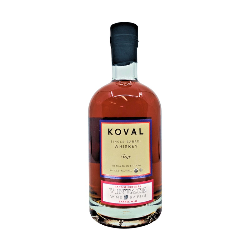 Koval Single Barrel Rye Whiskey Private Pick