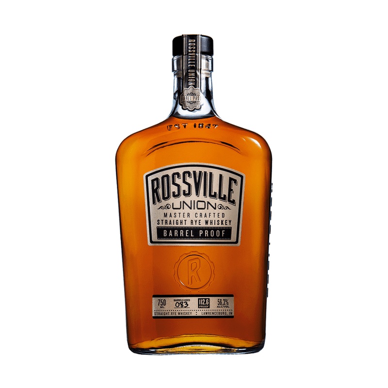 Rossville Union Master Crafted Barrel Proof Straight Rye Whiskey