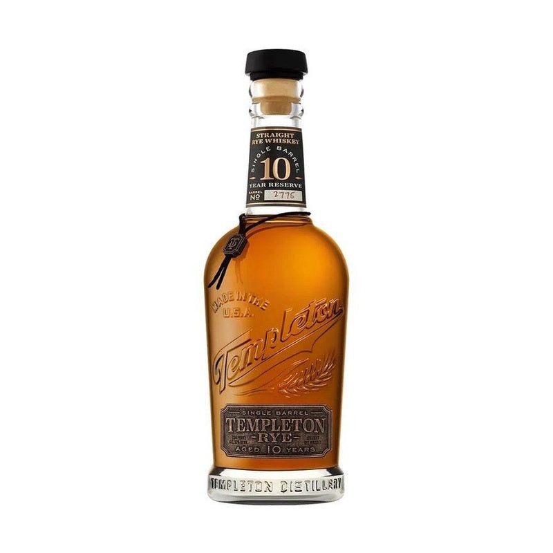Templeton 10 Year Old Single Barrel Reserve Straight Rye Whiskey