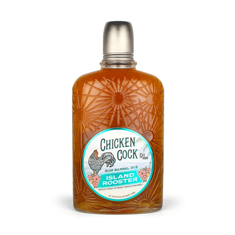 Chicken Cock Island Rooster Rum Barrel Rye Whiskey